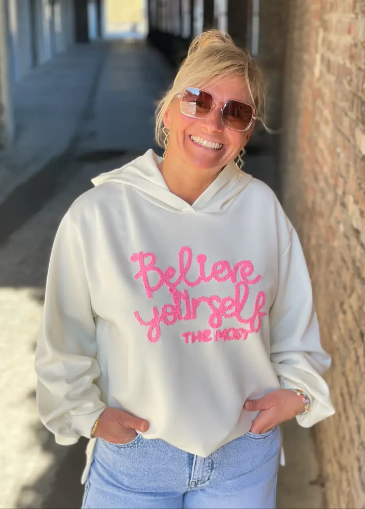 Sweat capuche Believe