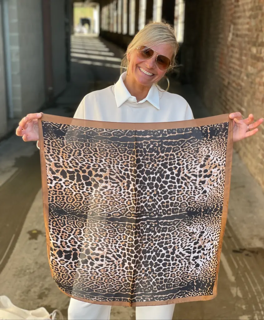 Foulard carré Animals