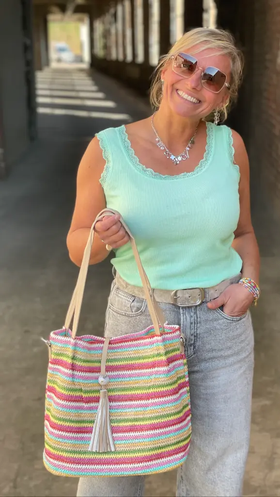 Top dentelle velours