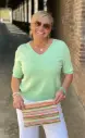 Pull V manches courtes 