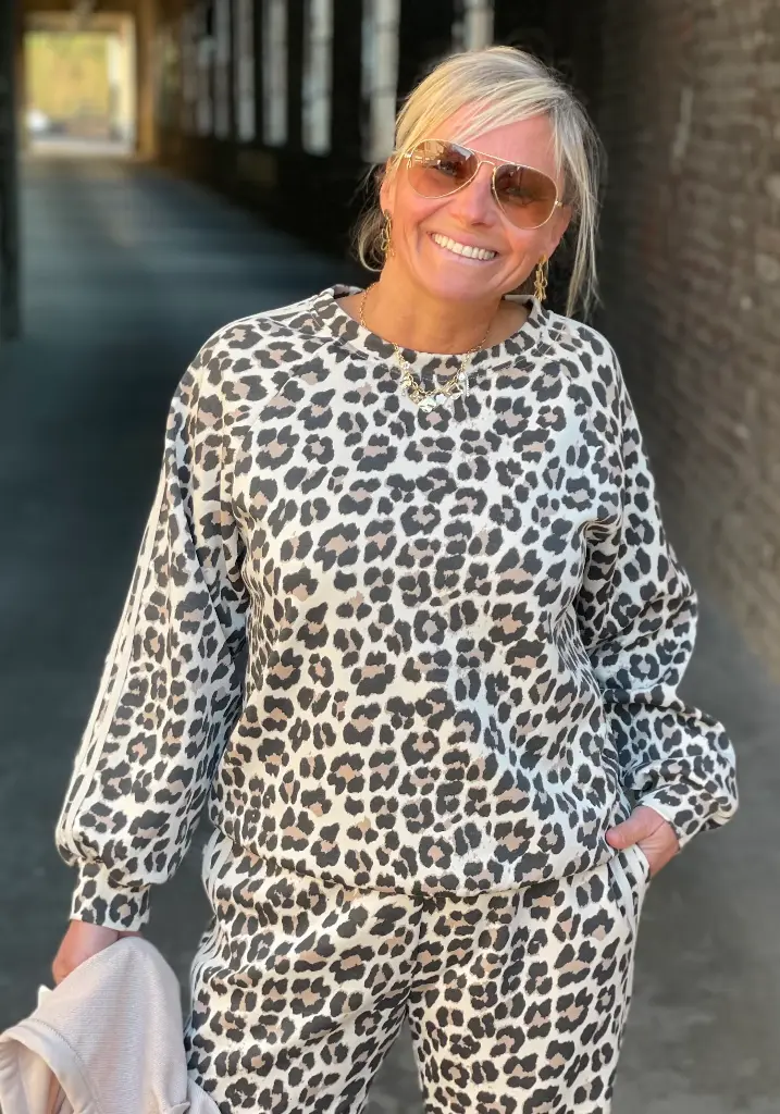 Sweat Léo Bandes Colors