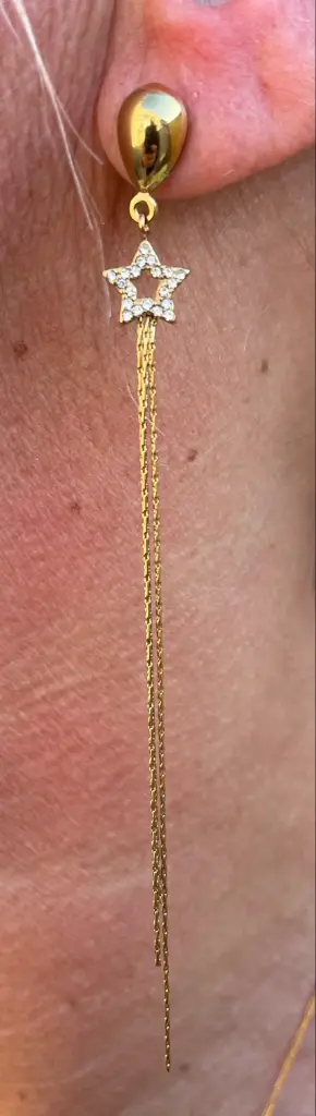 Boucles d'oreilles Etoile Filante n°236