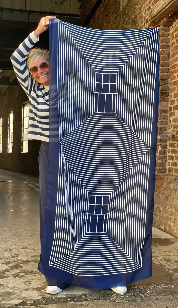 Foulard Lignes rectangles