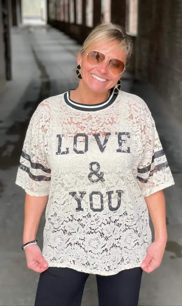 Vareuse dentelle LOVE & YOU