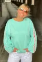 Sweat coeurs manches