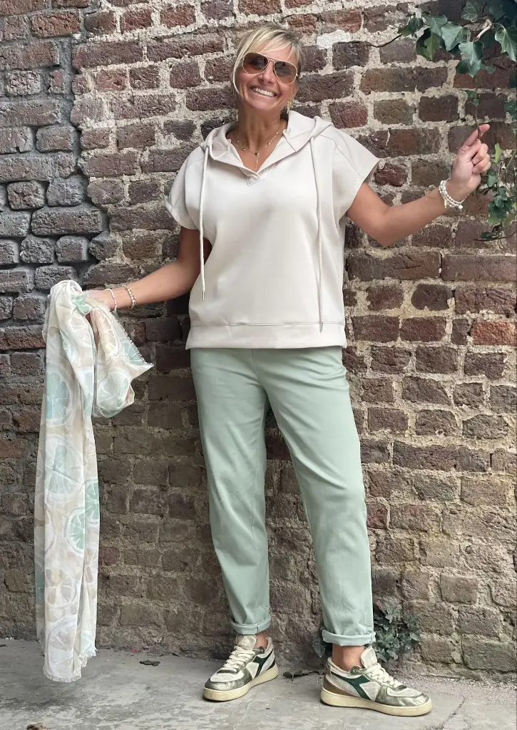 Pantalon Carotte Stretch