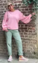 Pantalon carotte stretch