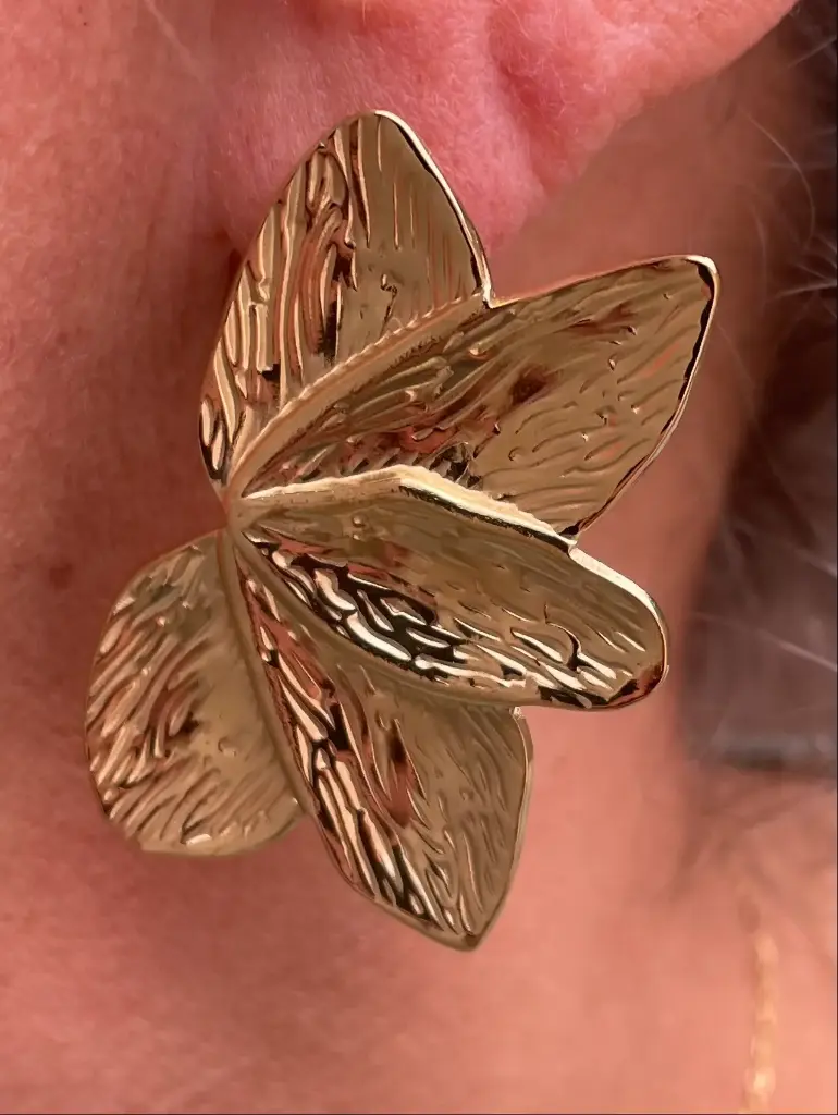 Boucles d'oreilles nénuphar n°240