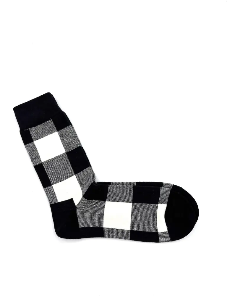 Chaussettes gros carreaux 