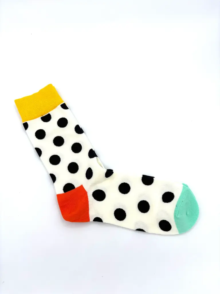 Chaussettes gros pois 