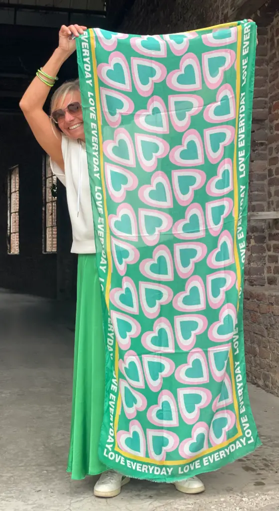 Foulard Coeurs Love everyday