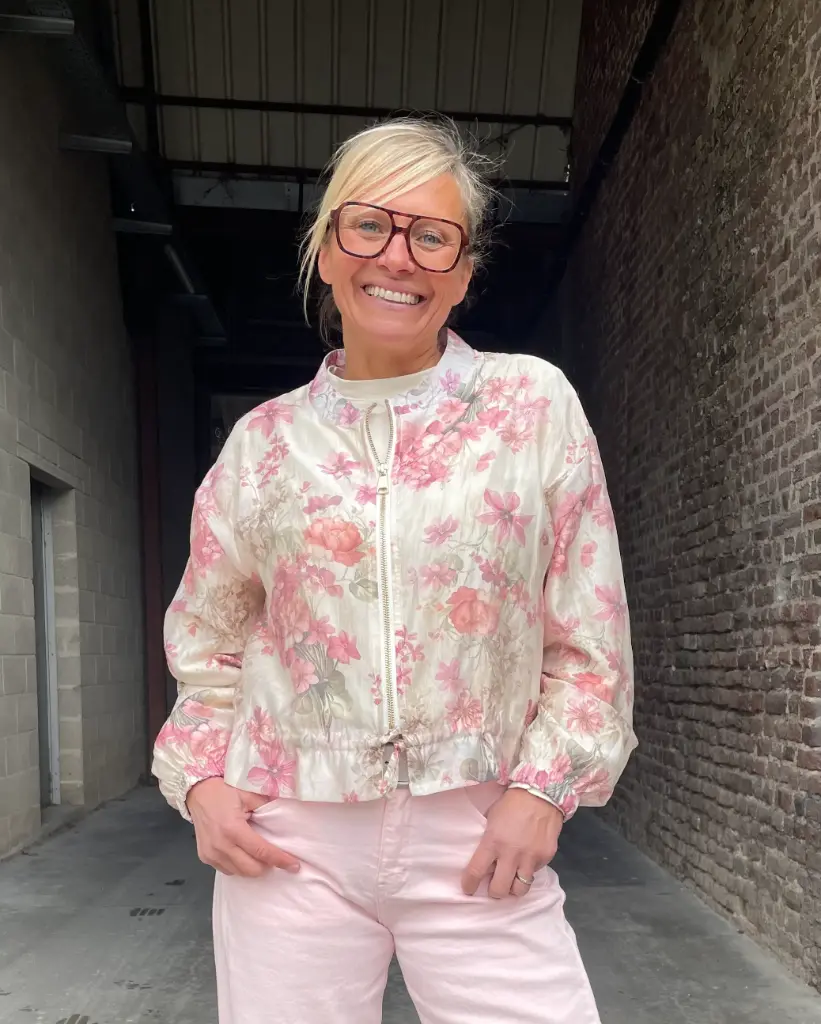 Bombers voile Fleuri