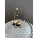 Boucle doreilles Creoles chaine n66