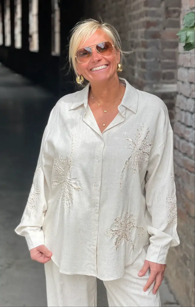 Chemisier BOHO-CHIC sequins