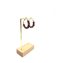 Boucles d'oreilles anneaux Grelots N°64