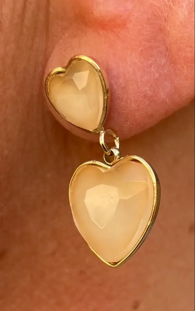 Boucles d'oreilles double Coeur n°