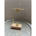 Boucles doreilles carrees pointillees n50