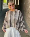 Blouse Chauve-Souris Serpentins