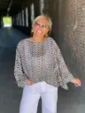 Blouse Chauve-Souris Serpentins