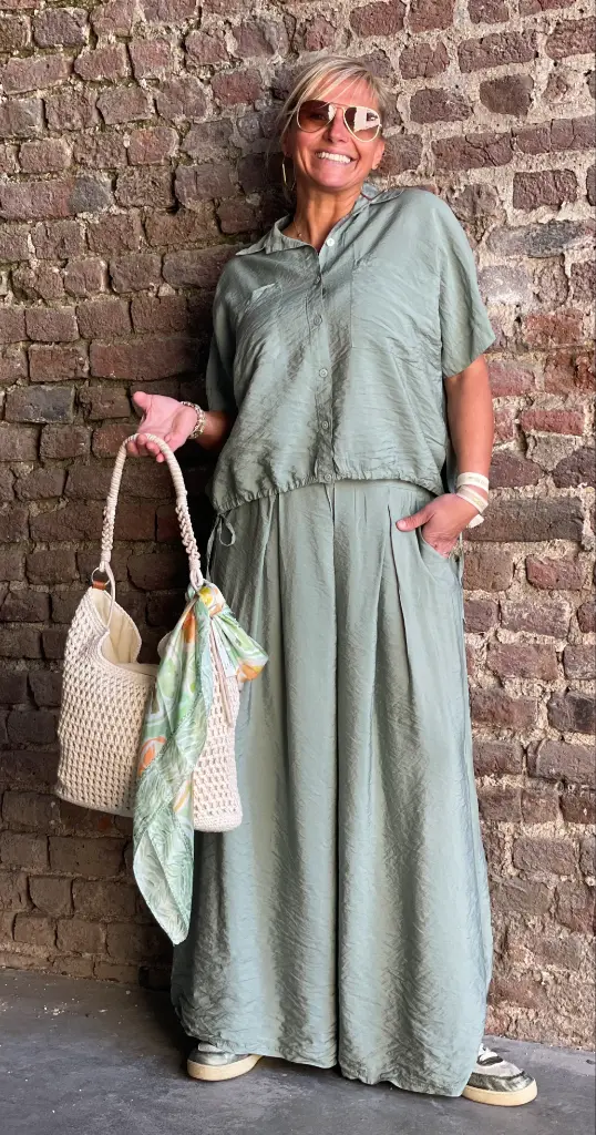 Jupe culotte froissée