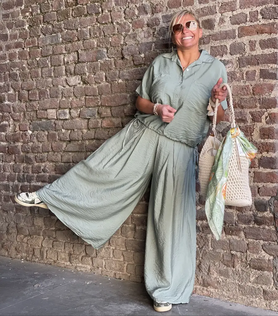 Jupe culotte froissée