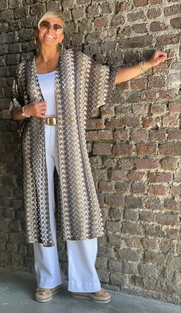 Long gilet Serpentins