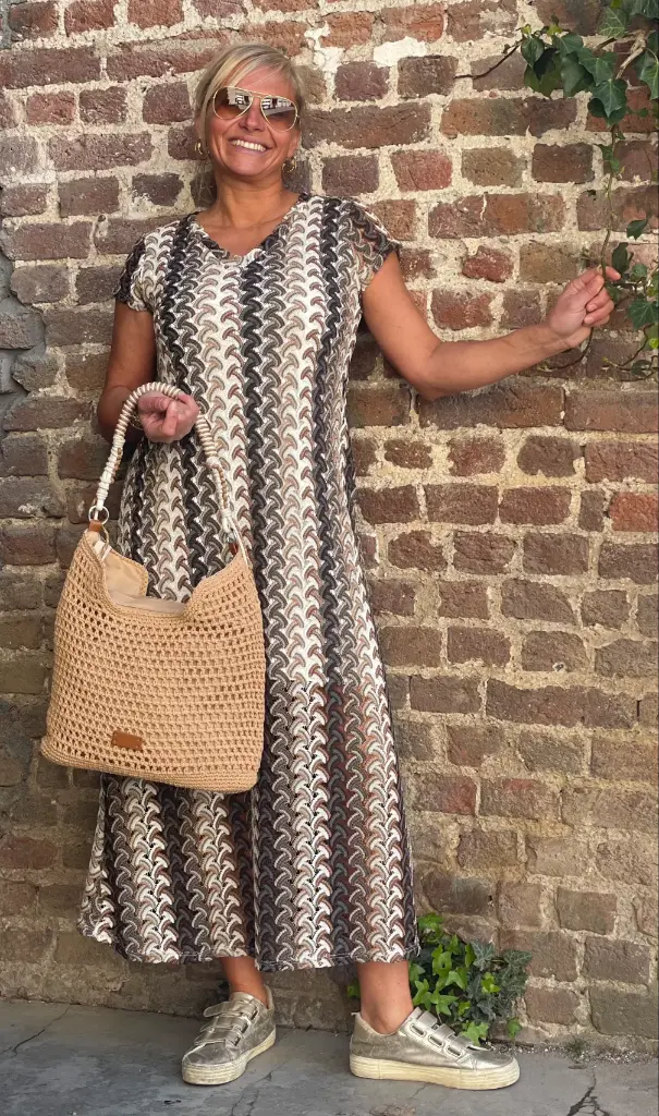 Robe longue Serpentins