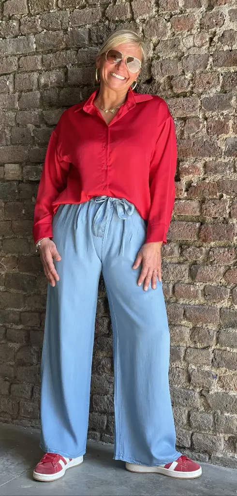 Pantalon Tencel Ceinture