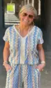 Long collier 3 rangs Perles