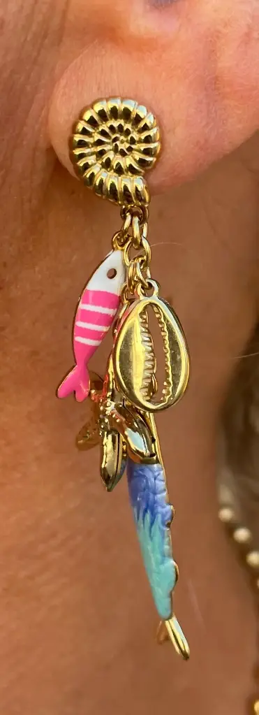 Boucles d'oreilles Sardines n°257