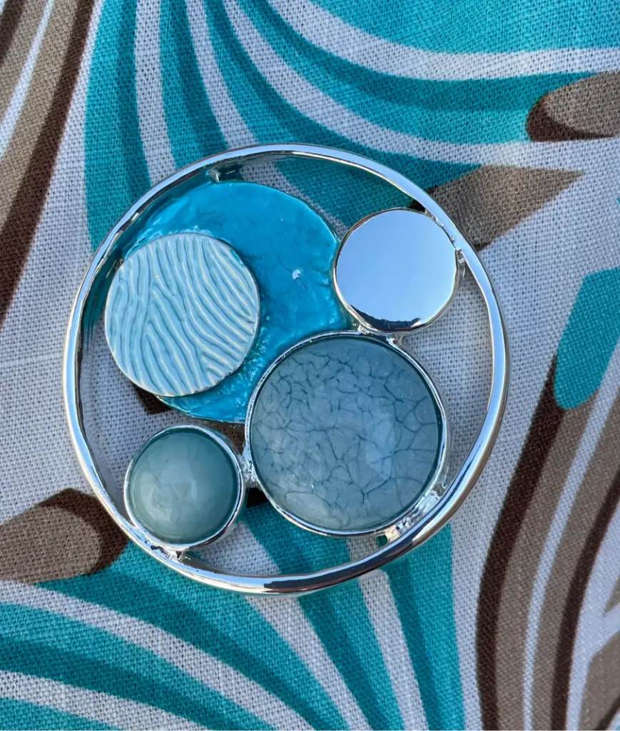 Broche aimant Cercle Ronds