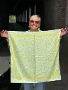 Foulard carré léopard
