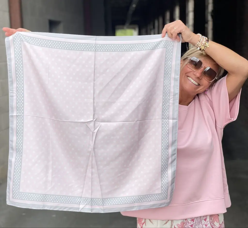 Foulard carré Pois