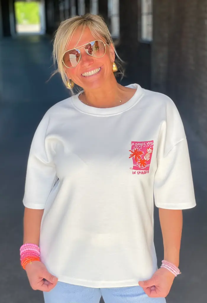 Sweat manches courtes Dolce Vita