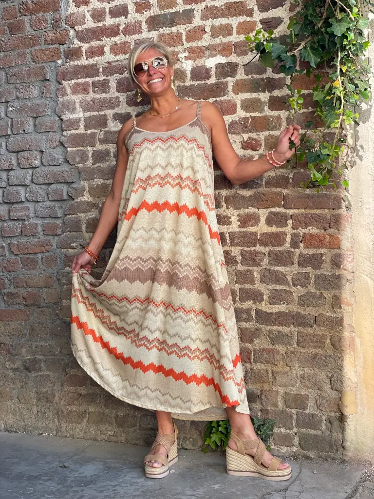 Robe longue BS Lurex Montagnes