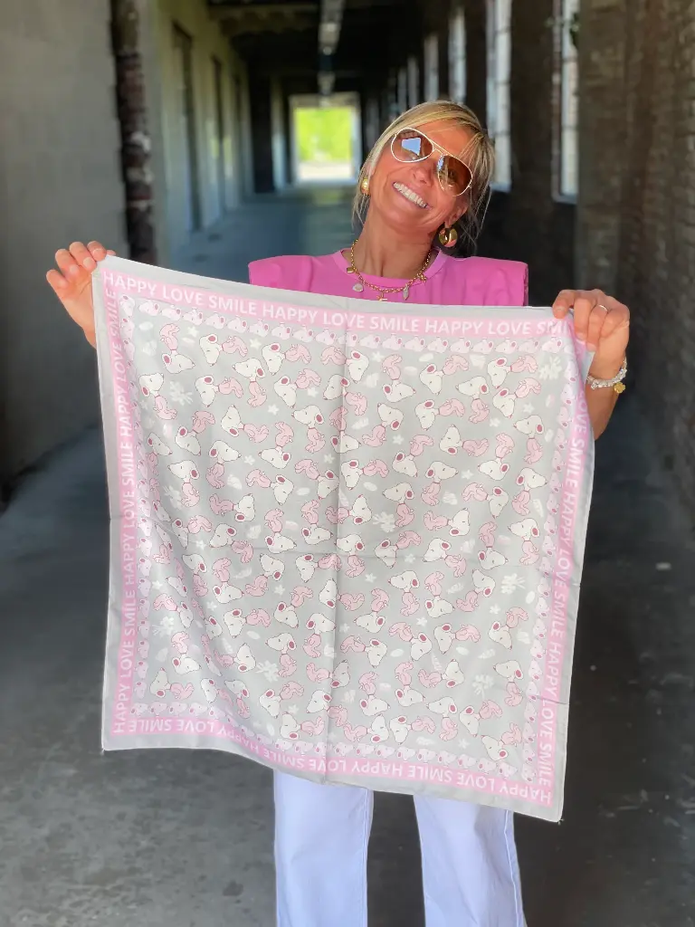Foulard carré Snoop 