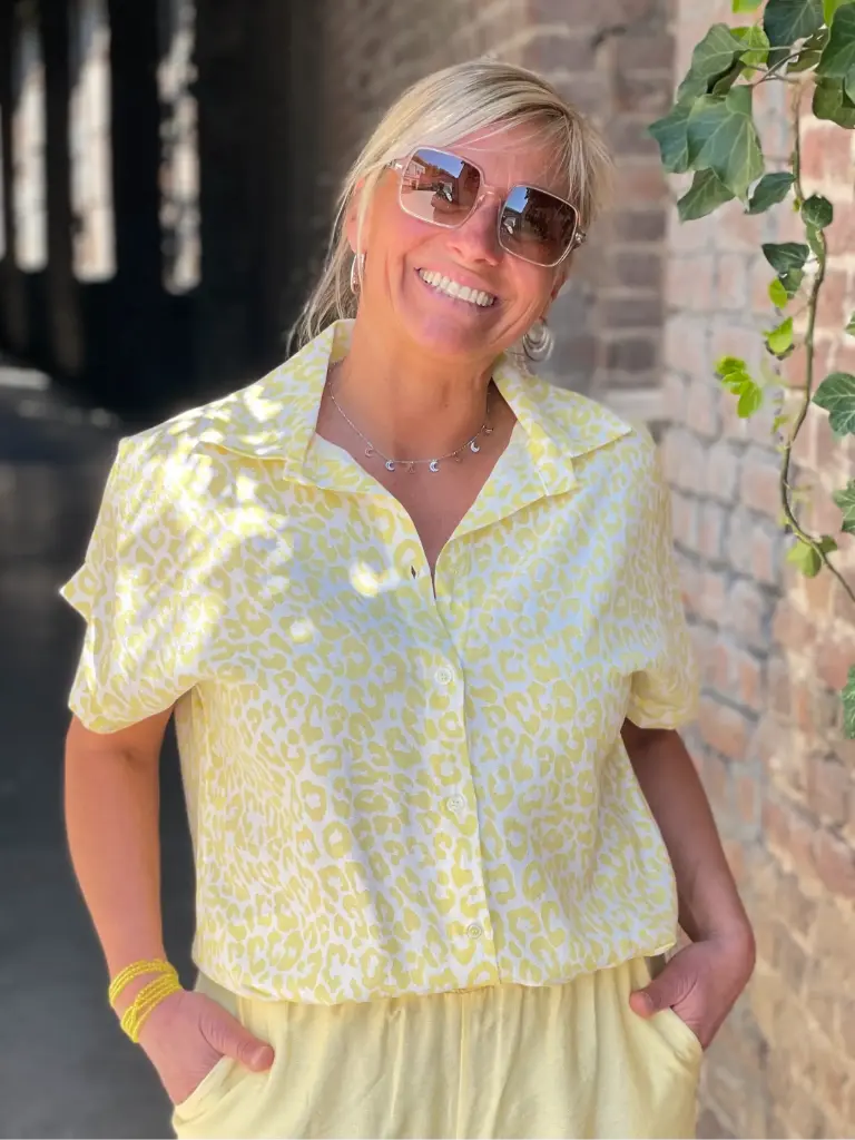 Chemisier manches courtes Léo