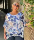 Blouse voile Fleurs