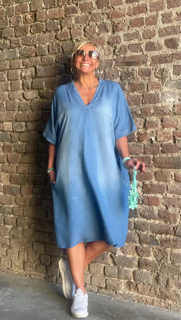 Robe Tencel col V