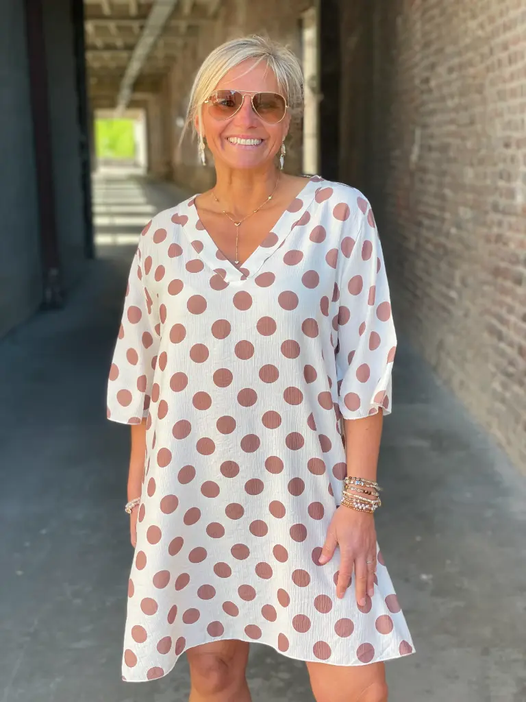 Robe Viscose Pois