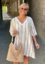 Robe Viscose Lignes