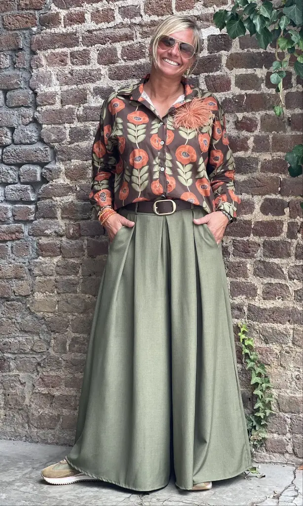 Jupe culotte ceinture