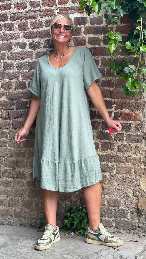 Robe Viscose Volant