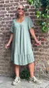Robe Viscose Volant
