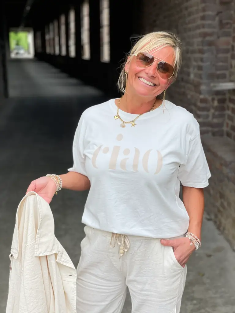 T-shirt Ciao Blanc