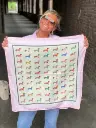 Foulard carré Teckel Cartoon