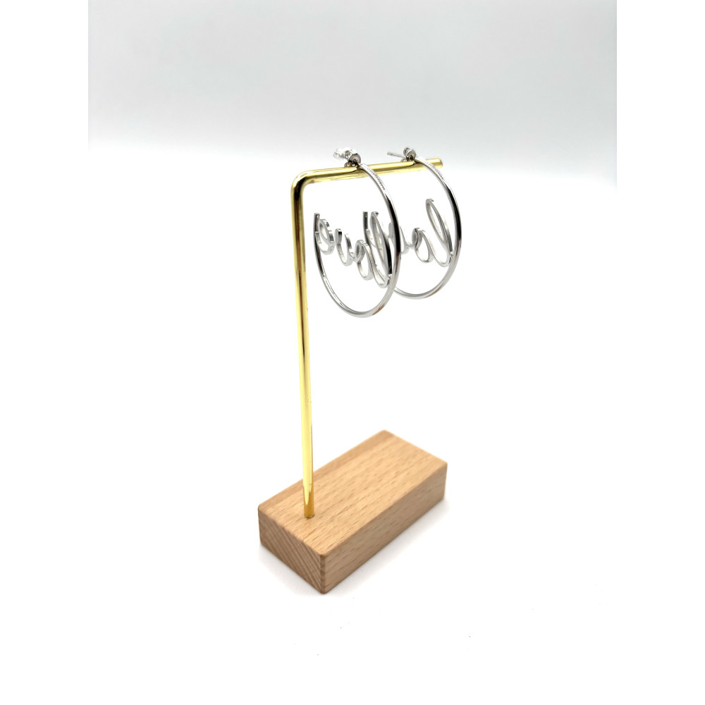 Boucles d'oreilles "love" n°49