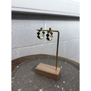 Boucles d'oreilles minis trèfles n°42