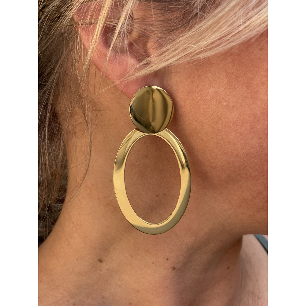 Boucles d'oreilles ovale n°29