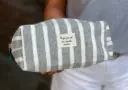 Trousse rayée éponge 